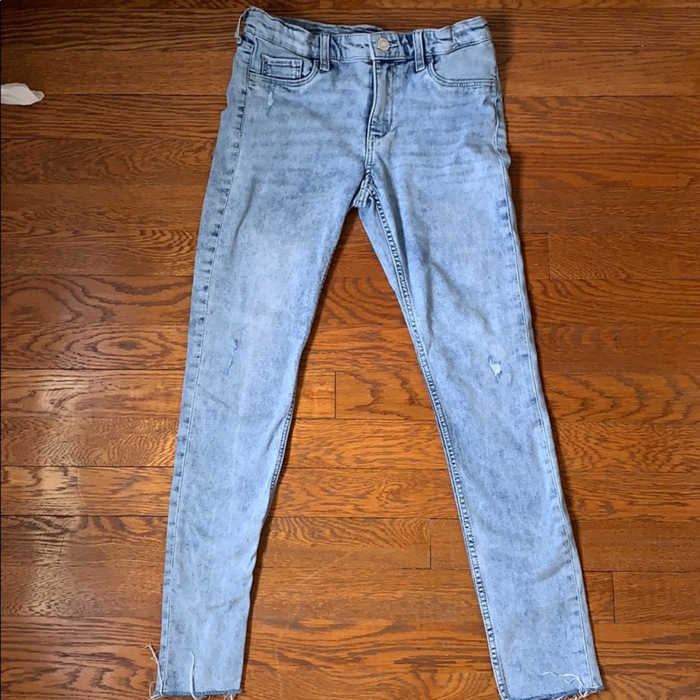 Acid wash jeans